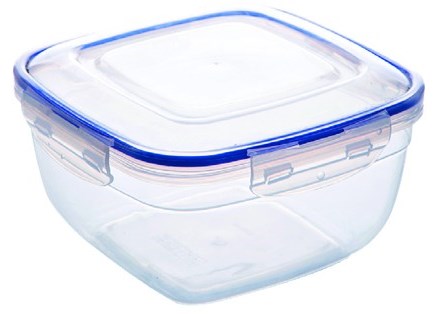 StarsPlast 94061 Square Food Container, 2.4 L