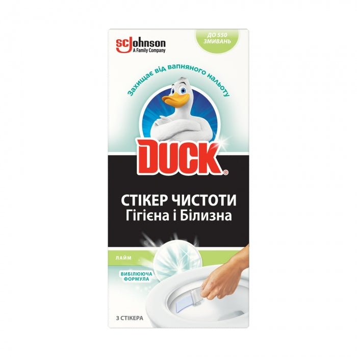 Toilet Duck Lime Toilet Bowl Freshener, 3 pcs
