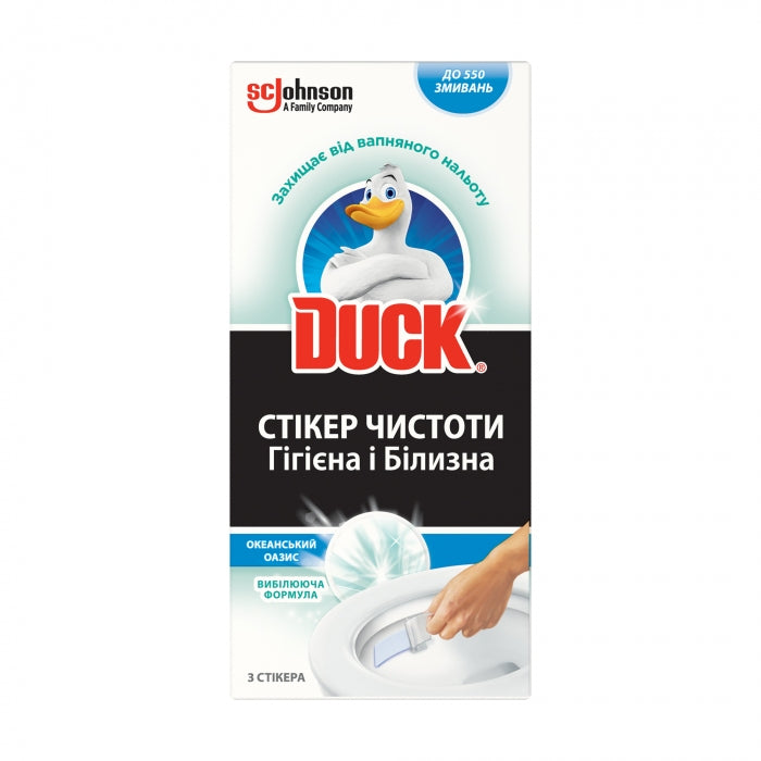 Toilet Duck Ocean Oasis Toilet Bowl Freshener, 3 pcs