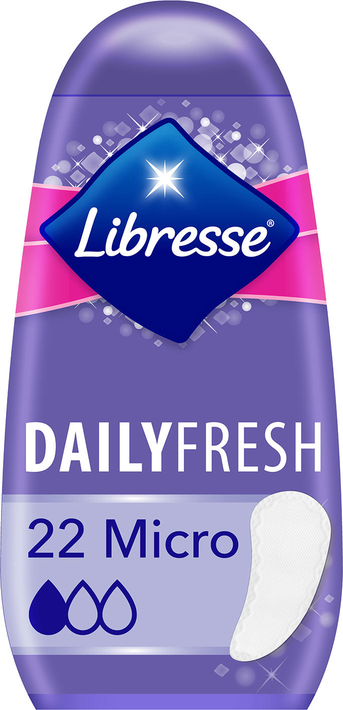 Libresse Daily Fresh Micro Panty Liners, 22 pcs