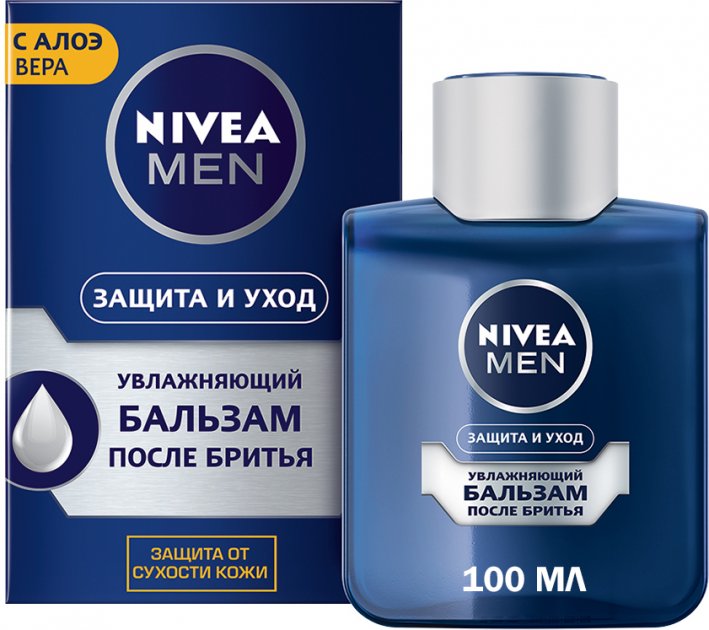Nivea Protect & Care Aftershave Balm, 100 mL