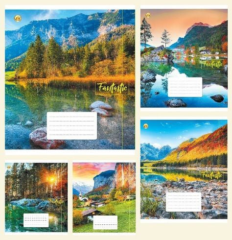 Tetrada Ruled Notebook, 18 Sheets, Assorted - Image 4