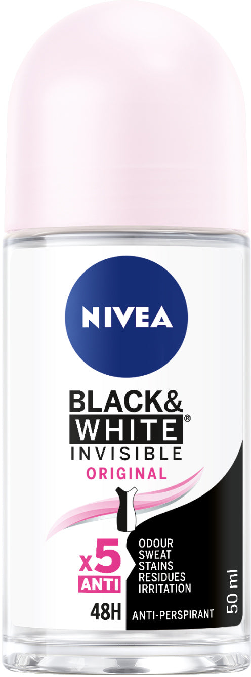 Nivea Invisible Protection Original Women's Roll-On Deodorant, 50 mL