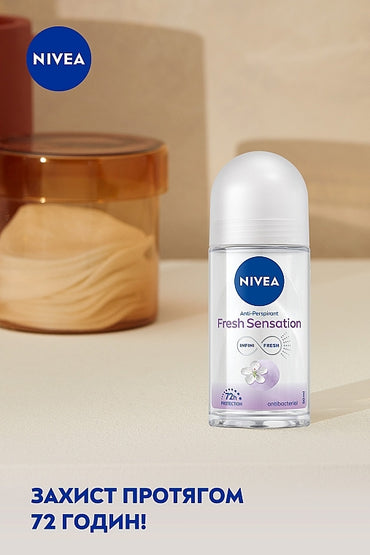 Nivea Fresh Sensation Women's Roll-On Deodorant, 50 mL - Image 2