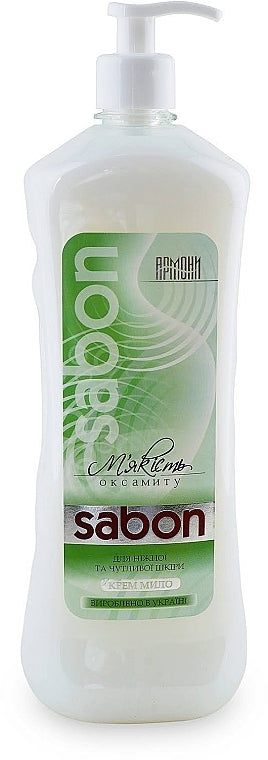 Armoni Sabon Velvet Softness with Pump Liquid Cream Soap, 1 L