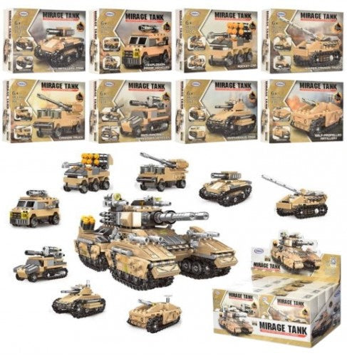 Xingbao XB-13005 Military Vehicles Building Set, Assorted
