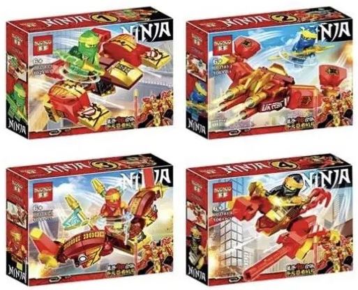 Ninja DD 2183 4-in-1 Building Set, Assorted Designs
