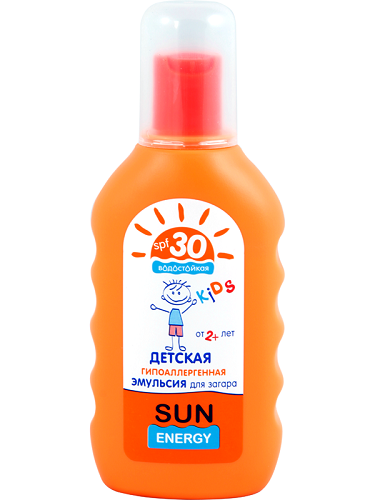 Sun Energy Kids Hypoallergenic Tanning Emulsion, 150 mL