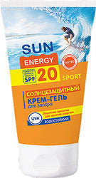 Sun Energy Sport Sunscreen Cream Gel SPF 20, 150 mL