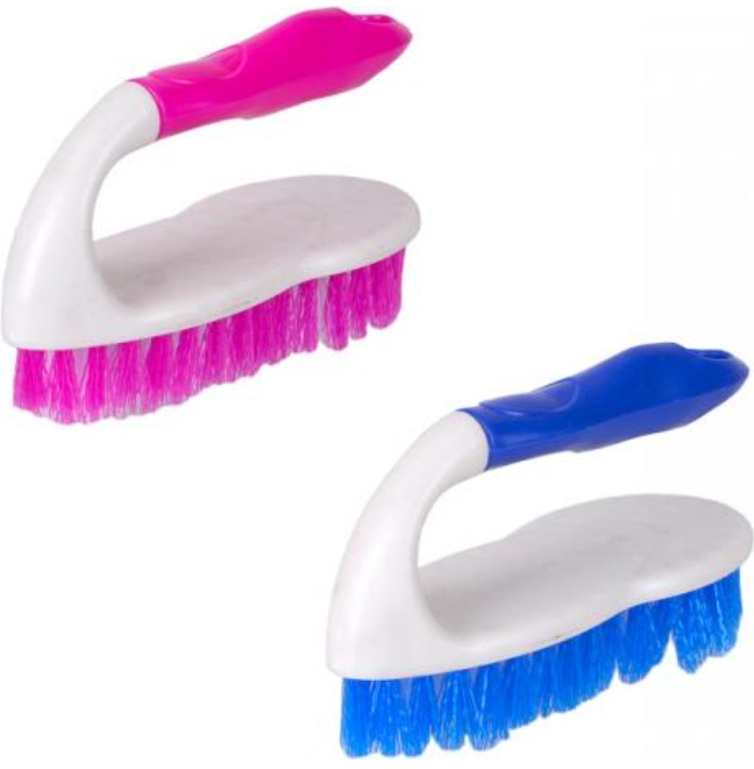 Shaped Iron-Style Scrub Brush