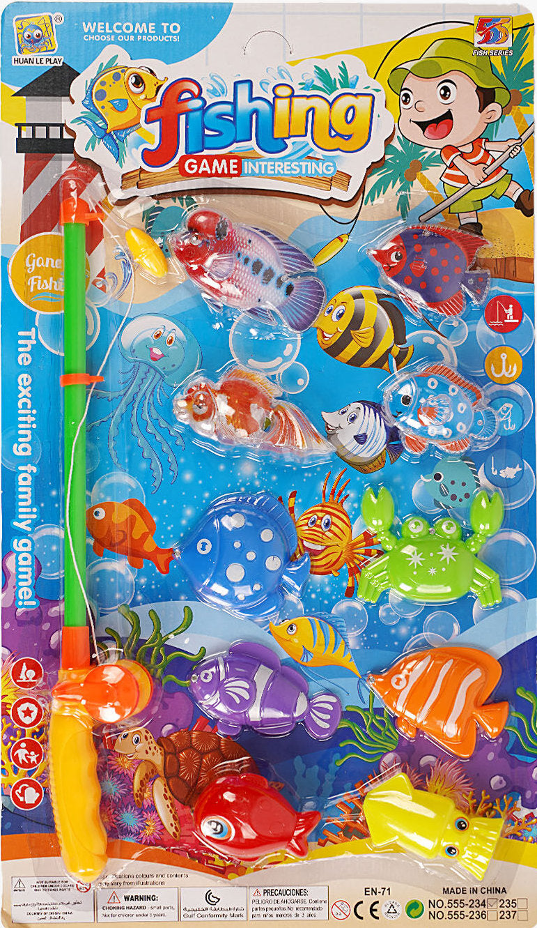 Fishing Game Set 555-234, Blister Pack