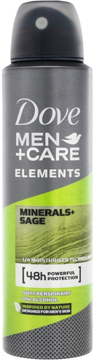 Dove Mineral & Sage Freshness Men's Antiperspirant Spray, 150 mL
