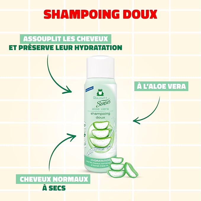 Rainett Senses Aloe Vera Shampoo, 300 mL - Image 2