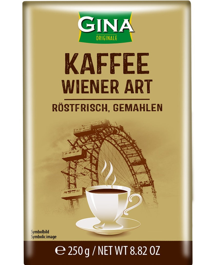 Gina Vienna-Style Ground Coffee, 250 g