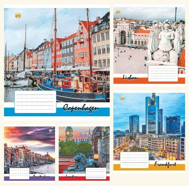 Tetrada Grid Notebook, 36 Sheets, Assorted - Image 3