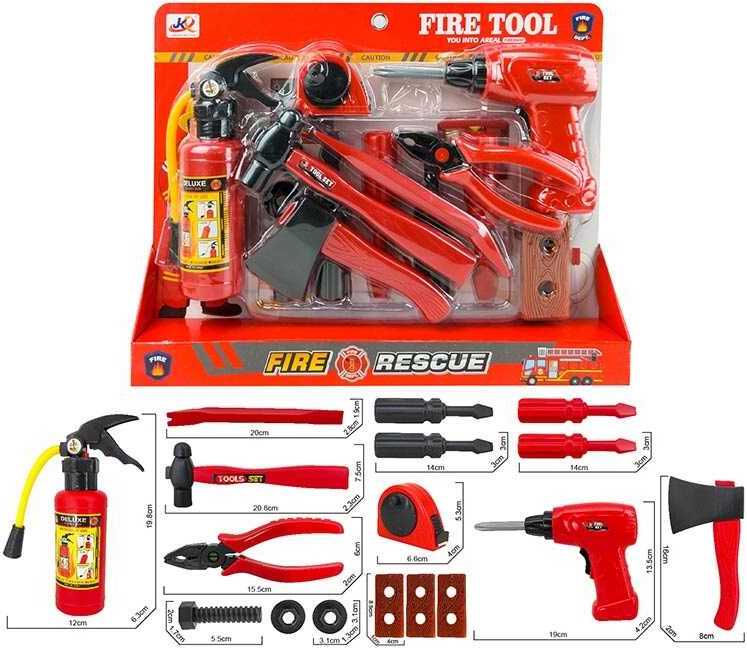 Firefighter Tool Set 1068, 17 pcs