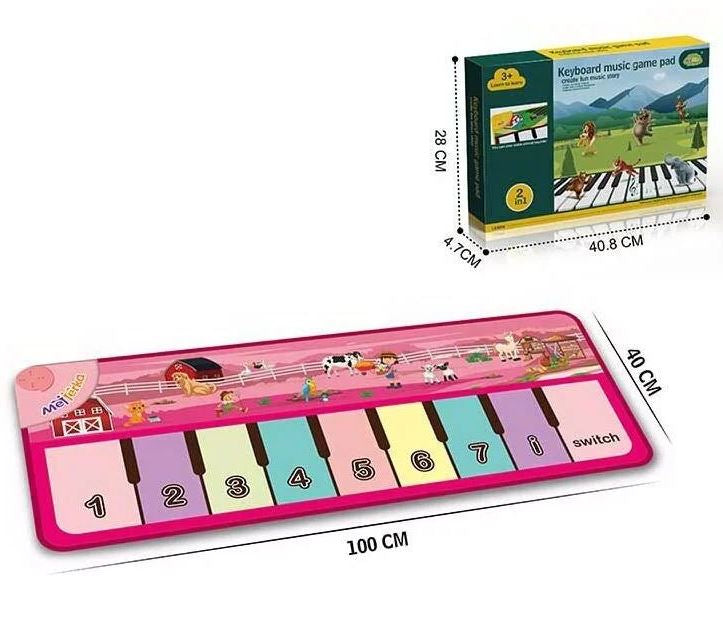 MTK 026 Happy Farm Battery-Operated Musical Mat