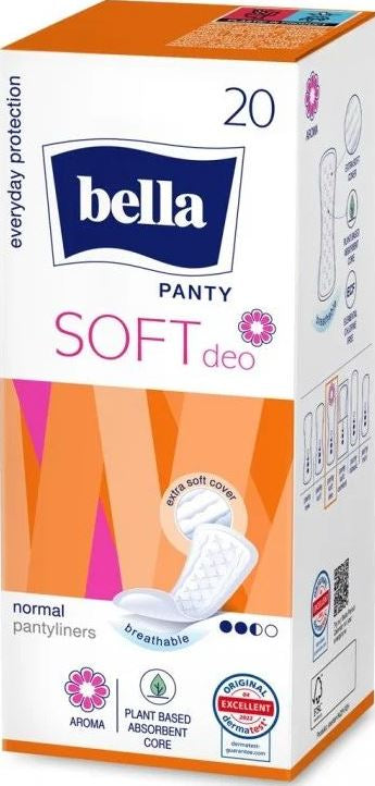 Bella Panty Soft Deo Fresh Panty Liners, 20 pcs