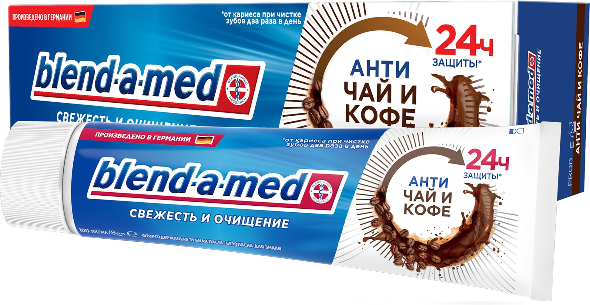 Blend-a-med Freshness & Clean Anti-Tea & Coffee Toothpaste, 100 mL