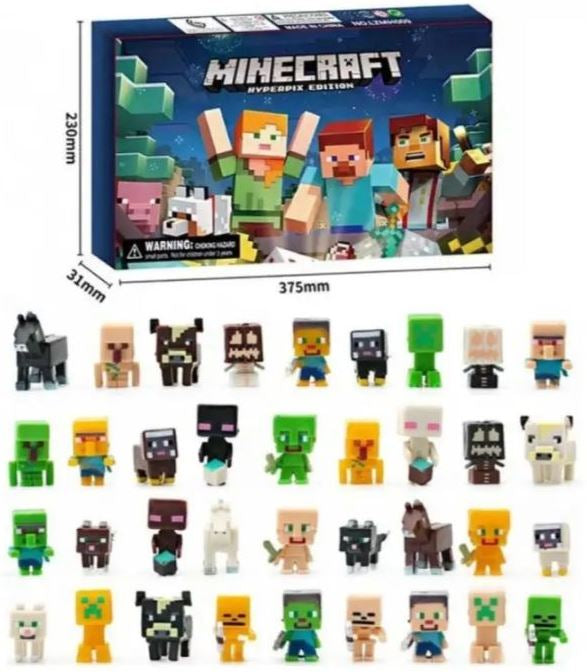 LZMH009 Minecraft Figure Set, 24 Characters - Image 3