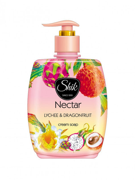 Shik Nectar Lychee & Dragon Fruit Liquid Hand Soap with Pump, 300 mL