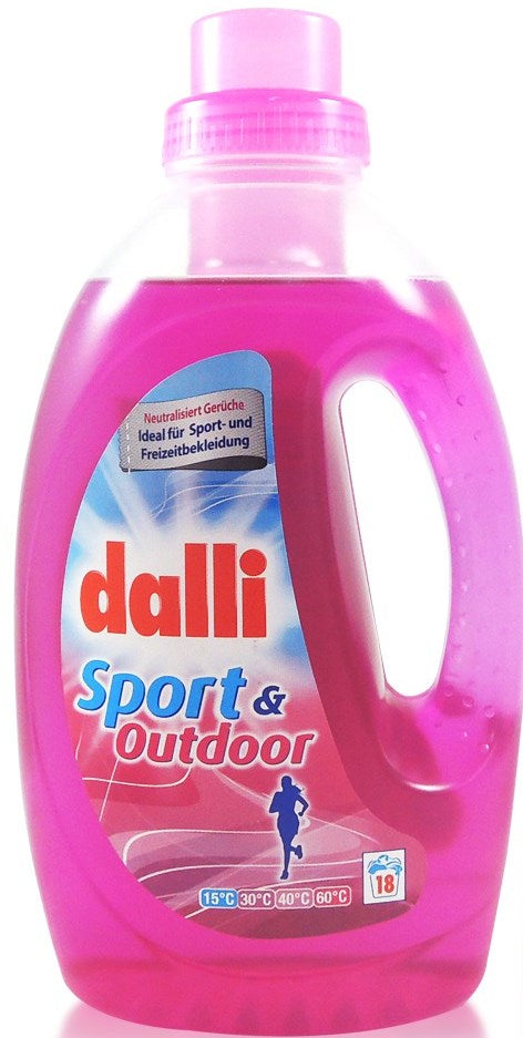 Dalli Sport + Outdoor Liquid Laundry Detergent, 18 Loads, 1.35 L