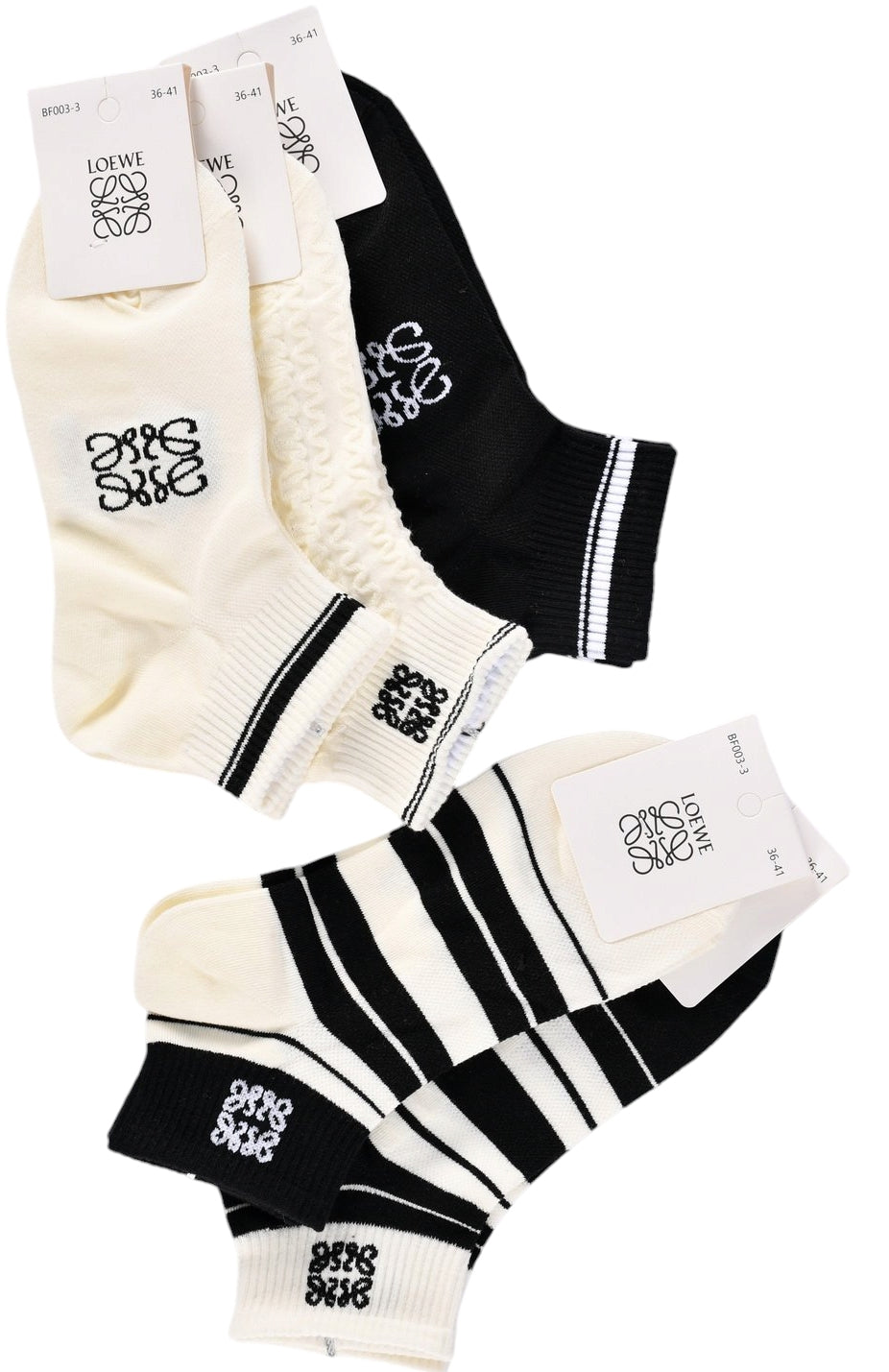 Korona BF003-3 Women's Low-Cut Socks, Size 36-41
