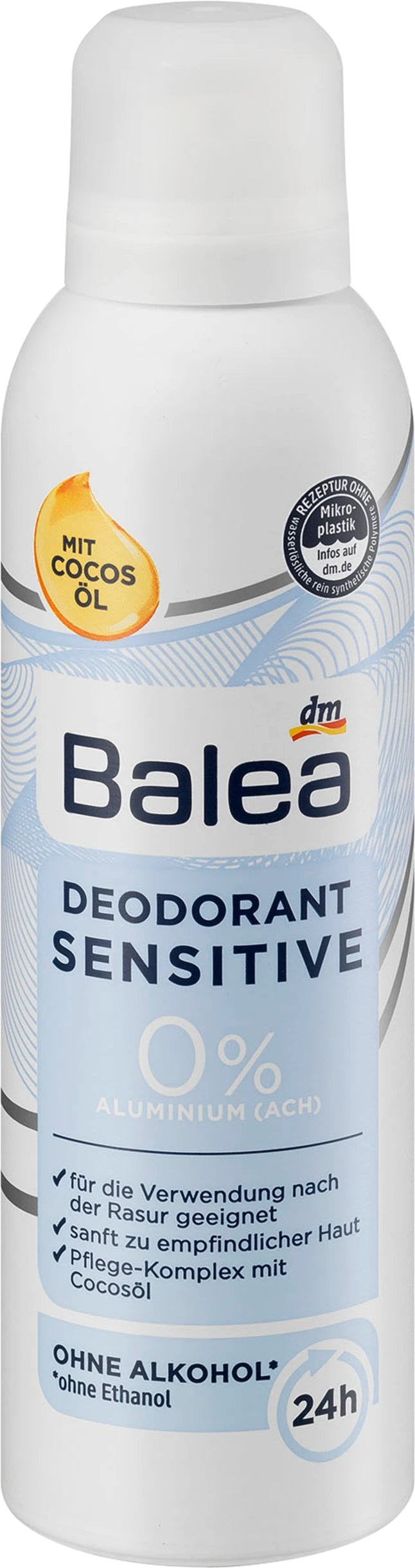 Balea Sensitive Women's Aerosol Antiperspirant Deodorant, 200 mL
