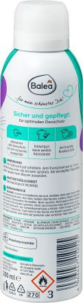 Balea 5-in-1 Protection Women's Aerosol Antiperspirant Deodorant, 200 mL - Image 4