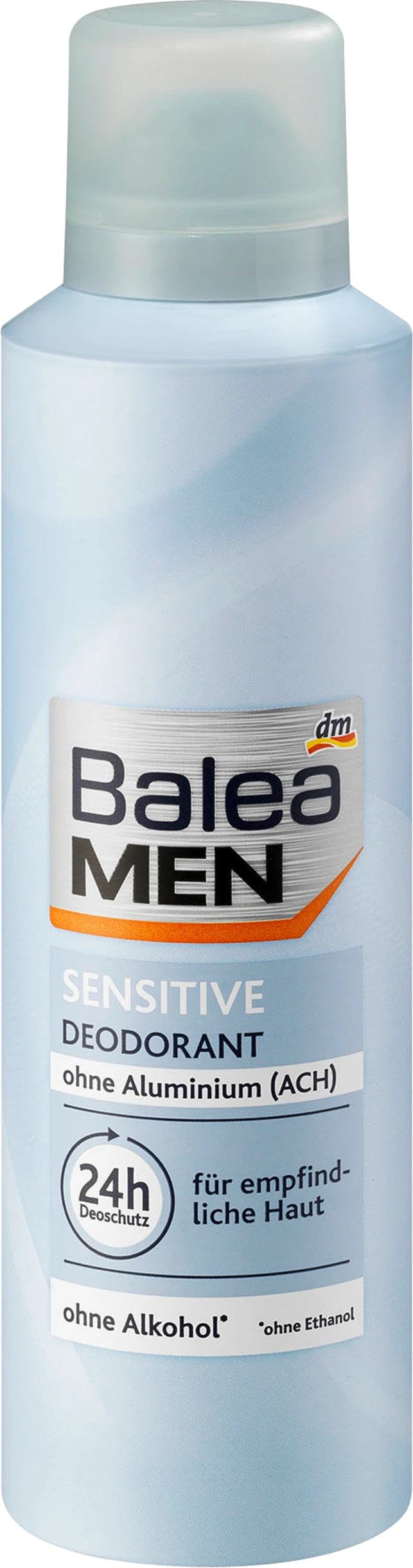 Balea Men Sensitive Aerosol Antiperspirant Deodorant, 200 mL