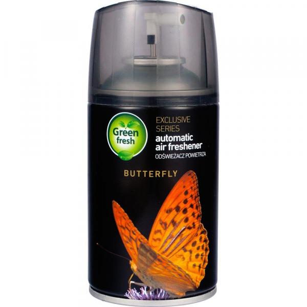 Green Fresh Butterfly Aerosol Air Freshener Refill, 250 mL