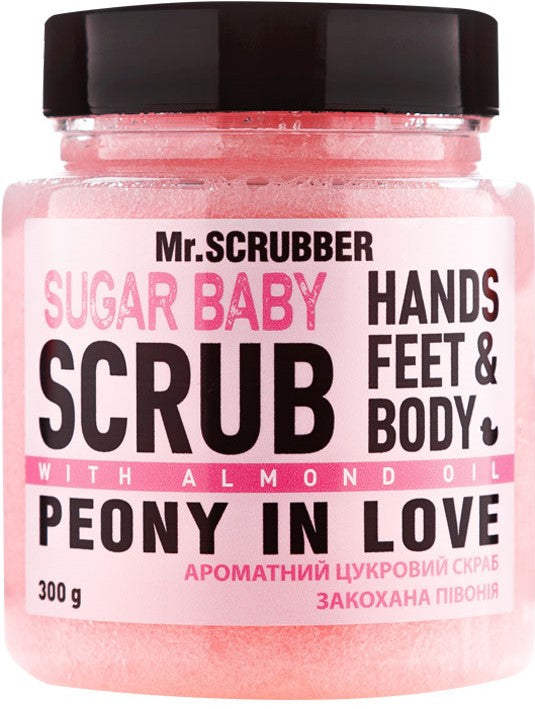 Mr. Scrubber Peony in Love Sugar Body Scrub, 300 g