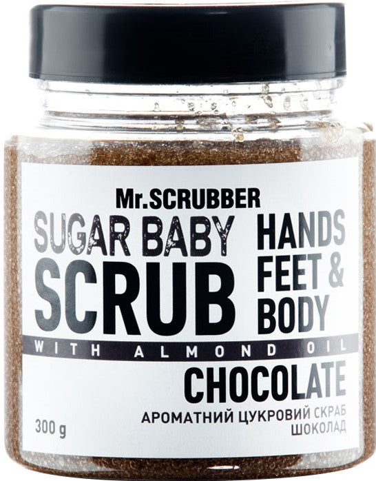 Mr. Scrubber Chocolate Sugar Body Scrub, 300 g