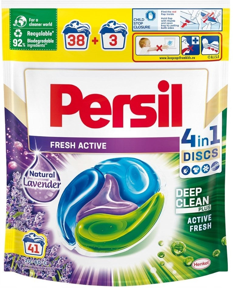 Persil Discs 4-in-1 Lavender Laundry Detergent Discs, 41 pcs (Price per 1 pc)