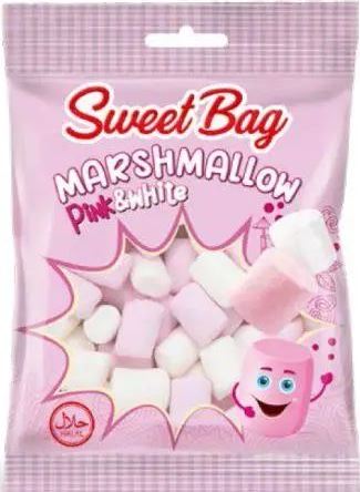 Sweet Bag Pink & White Marshmallows, 30 g