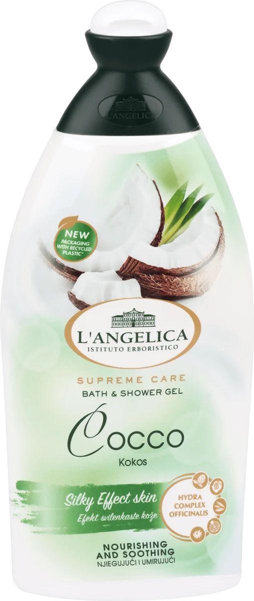L'Angelica Coconut Shower Gel, 500 mL