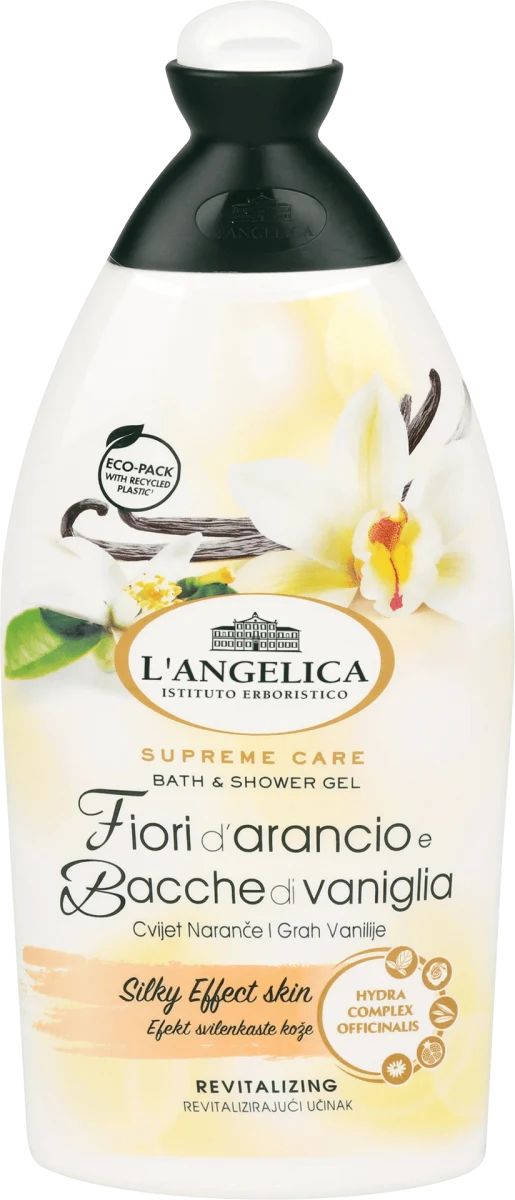 L'Angelica Orange Blossom & Vanilla Berries Shower Gel, 500 mL