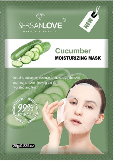 Sersanlove Cucumber Facial Sheet Mask, 25 g