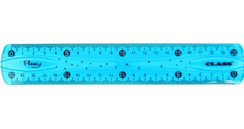 Class Flexi Shatterproof Flexible Plastic Ruler, 20 cm