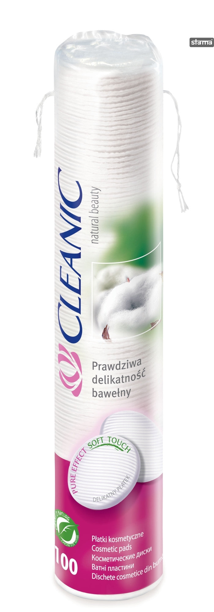 Cleanic Cosmetic Cotton Pads, 100 pcs