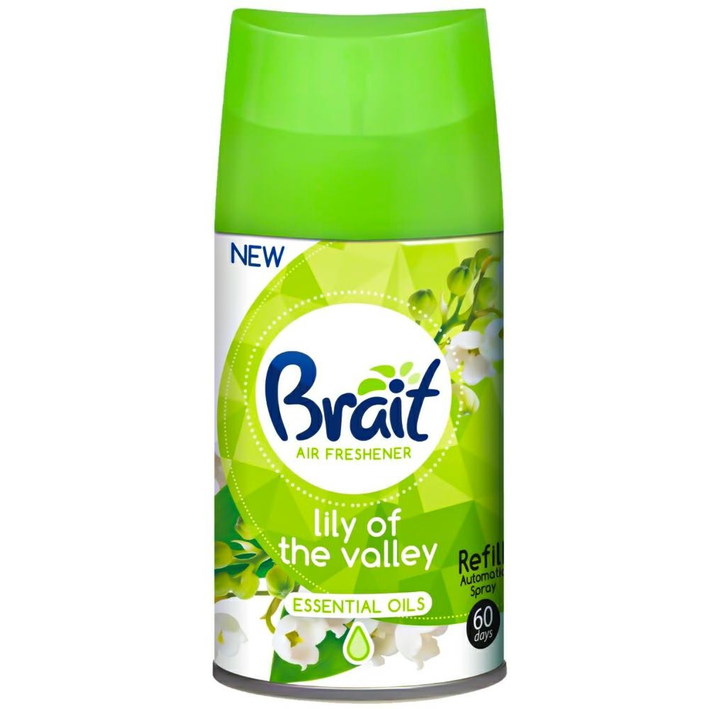 Brait Lilly Automatic Air Freshener Refill, 250 mL
