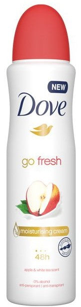 Dove Antyperspirant-aerozol Women's Go Fresh Apple & White Tea, 150 mL