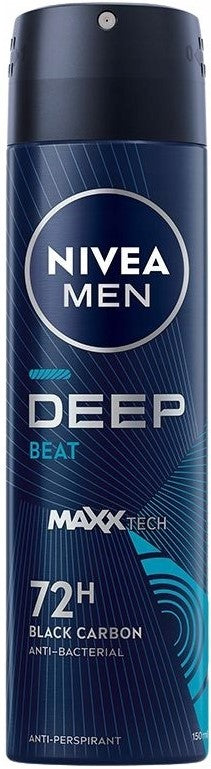 Nivea DezoDorant-antyperspirant Men's Deep Maxx Tech Spray, 150 mL