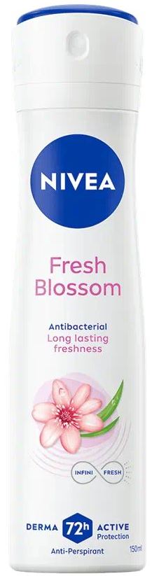Nivea DezoDorant-antyperspirant Women's Fresh Blossom Spray, 150 mL