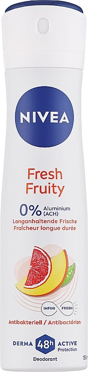 Nivea DezoDorant-antyperspirant Women's Fresh Fruity Spray, 150 mL