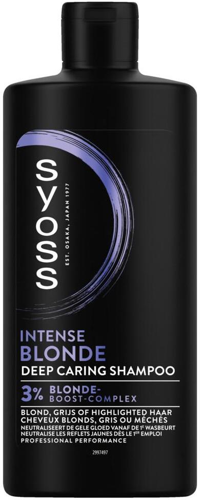 Syoss Intense Blonde Shampoo, 440 mL