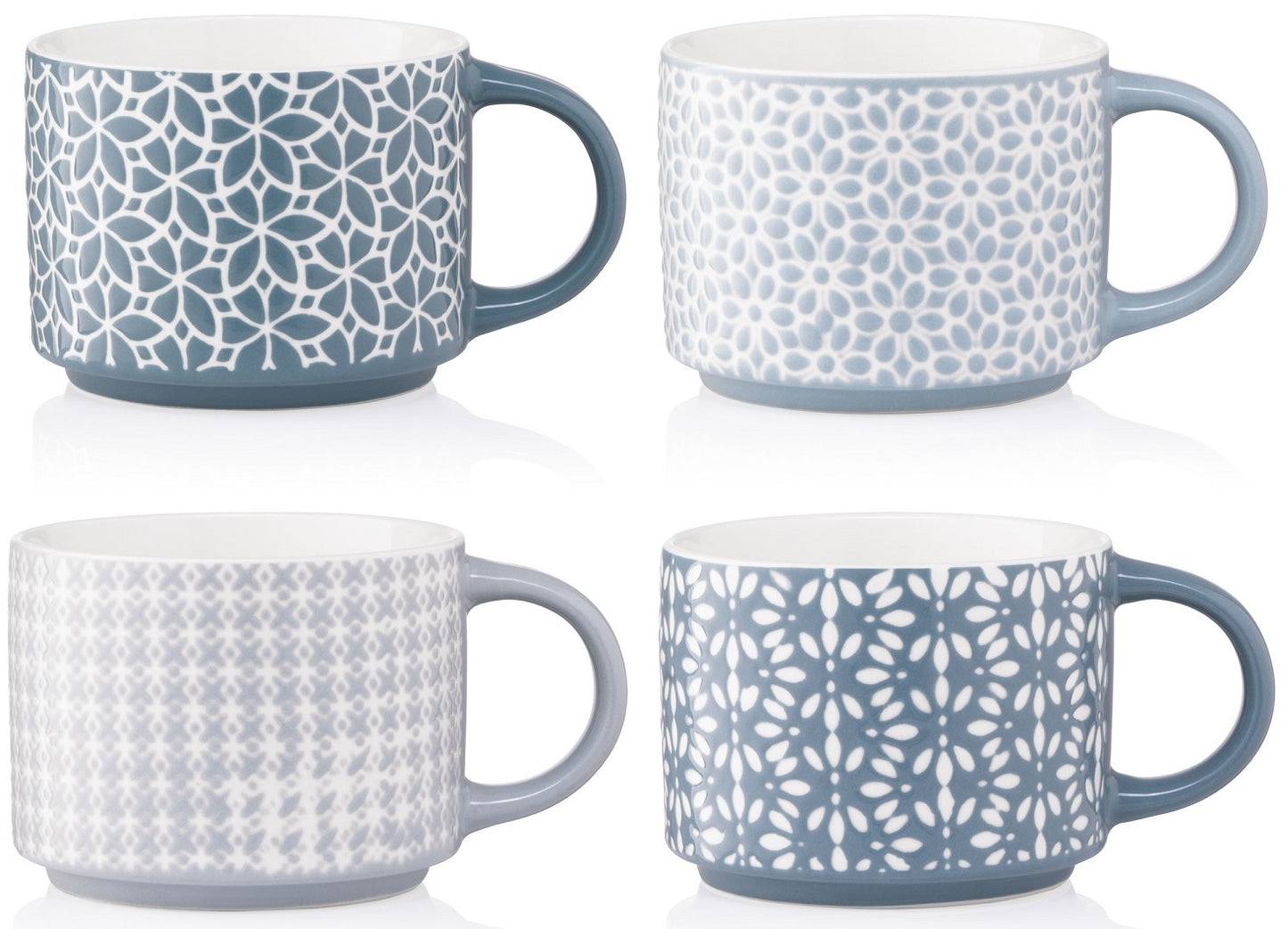 Ardesto Weaving B AR3473B Porcelain Mug, 330 mL