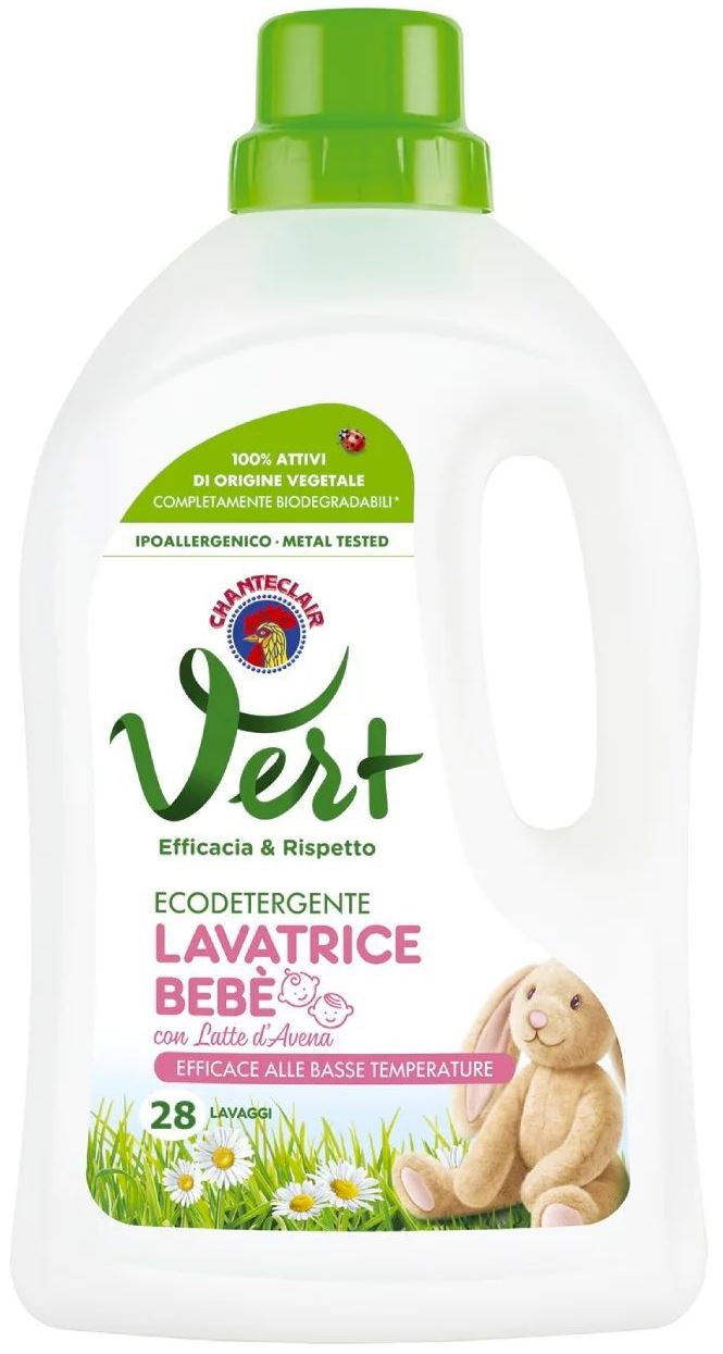 Chante Clair Vert Bebe Laundry Detergent Gel for Kids' Clothes, 1.428 L