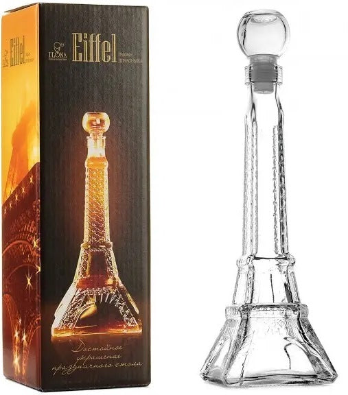 Eiffel Tower Glass Decanter, 700 mL