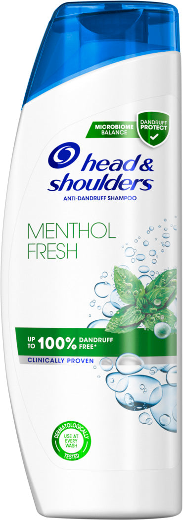 Head & Shoulders Menthol Fresh Anti-Dandruff Shampoo, 400 mL